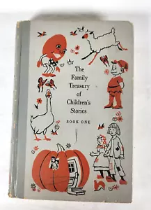 Vtg The Family Treasury Of Childrens Stories Book 1 HC 1956 Doubleday Deckled Ed - Picture 1 of 16