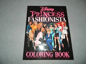 Disney PRINCESS FASHIONISTA Adult Coloring Book HARD TO FIND 0163 - Imagen 1 de 5