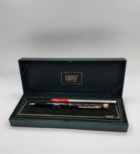 Cross Pen Navy Engraved Team Fort  Lauderdale 2505 w/ Finepoint Refill AS IS - Picture 1 of 10