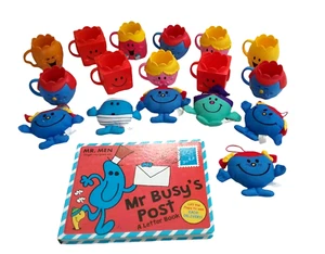 Mr Men & Little Miss Bundle Plush Toys Cups Book McDonalds HAPPY MEAL - Picture 1 of 9