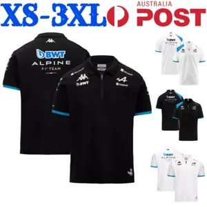 Mens F-1 Racing Team Polo T-Shirt Short Sleeve Tee Tops Cycling Clothes Costumes - Picture 1 of 12