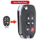 Modified Flip Remote Key Shell Case For Toyota Sienna 2004-2018 Fob 5+1 6 Button