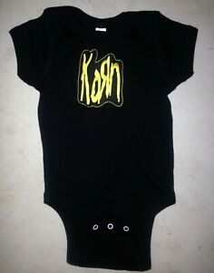 KORN  BAND BABY ONE PIECE CREEPER LICENSED METAL ROCK  T SHIRT