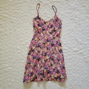 Vestido GAP Multicolor Floral Cami Sin Mangas Calce Ajustado y Acampanado Para Mujer S - Imagen 1 de 6