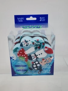Bright Box Smart Clean Christmas Snowman Duo Scrubber Sponge Scratch Free 3 pk - Picture 1 of 3