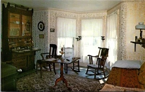 SALA DE JURAMENTO DE OFICINA vista interior COOLIDGE HOMESTEAD Plymouth, Vermont postal - Imagen 1 de 2