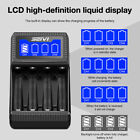 4 Slot Smart LCD LED Battery Charger Can Independent Charging for aa/aaa NiMH