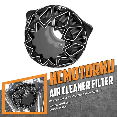 Intersect Air Cleaner Filter Gray Intake For Harley Low Rider Fat Bob 2018-2025 - Image 1 of 4