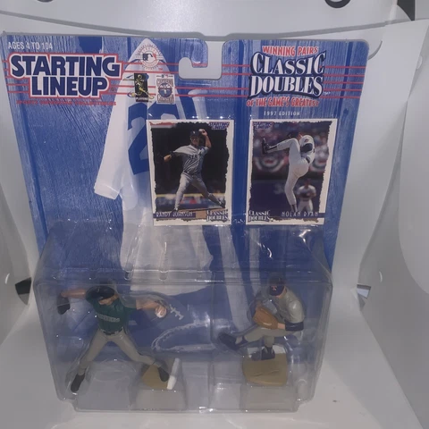 Randy Johnson & Nolan Ryan Starting Lineup Classic Doubles 1997 MLB Action Fig Cover