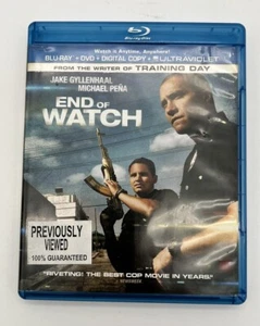 π₯ End of Watch (Blu-ray, UltraViolet) Jake Gyllenhaal - Picture 1 of 4