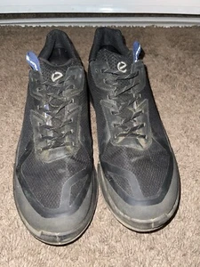 Ecco Biom 2.1 Country Low Top Gortex Running Shoe Black Size 46 US 12 Waterproof - Picture 1 of 8