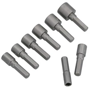 Taladro de vástago de accionamiento hexagonal de 1/4" tuerca atornilladores de impacto 5-11 mm TE737 - Imagen 1 de 6