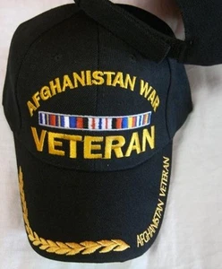 AFGHANISTAN WAR VETERAN BASEBALL STYLE EMBRODERED HAT ball cap USA vet iraq A96 - Picture 1 of 1