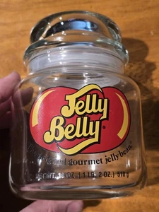 Jelly Belly The Original Gourmet Jelly Bean barattolo di vetro con coperchio 18 oz. Clea - Foto 1 di 4
