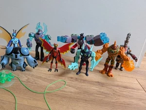 Ben 10 Action Figures Bundle Mixed Lot 8 Original Figures Aliens Robots - Picture 1 of 8