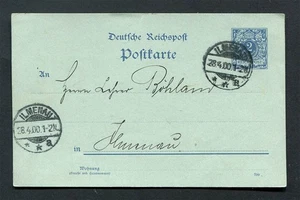 German Reich : 2 Pfennig Reichspost stationary from 1900 - used - Picture 1 of 2