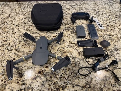 DJI Mavic Pro 4K Camera Drone with Controller, Case, Extra Battery , ND, Charger - Image 1 of 4