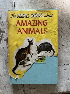 A Real Book About Amazing Animals by Alec Dickinson, 1951 Hardcover Foto 1 de 4