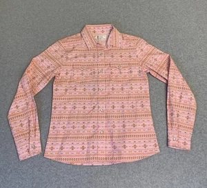 Camisa Panhandle Western Niñas L Rosa Perla A Presión Azteca Rodeo Rancho Vaquera Nueva con Etiquetas - Imagen 1 de 13