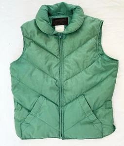 Vintage Eddie Bauer Women's Quilted Premium Goose Down Puffer Vest Size Medium - Picture 1 of 12