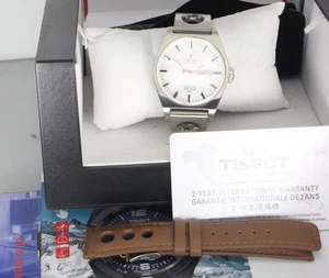 TISSOT HERITAGE AUTOMATIC PR516 GL SEASTAR BLACK DIAL W/ BOX & ALL BOOKLETS - Picture 1 of 8