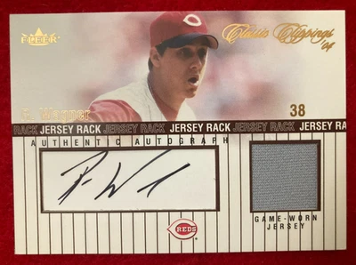 Camiseta deportiva Ryan Wagner 2004 Fleer Classic recortes/149 #JRA-RW firmada automáticamente Foto 1 de 4
