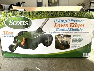 Cortadora de césped con cable Scott's 11 amperios 120 voltios/60 Hz 11 amperios 3 ajustes cable de 7,7 pies Foto 1 de 4