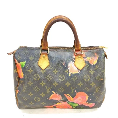 Bolsa de mão Louis Vuitton LV Speedy 30 marrom monograma rosa 4482963 SEM TARIFA - Imagem 1 de 4