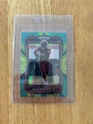 2022 Panini Prizm Rookies Hyper Prizm /175 Brian Robinson Jr #321 Rookie RC - Image 1 of 2