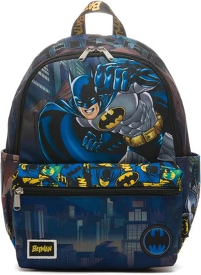 Nylon Backpack 13" - DC Comic - Batman KaPow Deluxe Daypack Bag Boys School Bag - Image 1 of 4