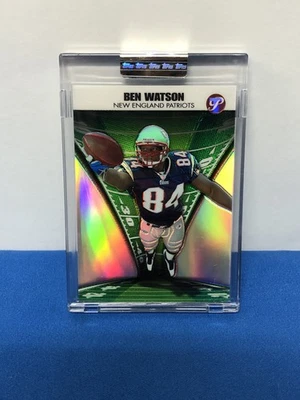 2004 Topps Pristine Rookie Refractor Ben Watson 19/99  #59 Patriots - Image 1 of 4
