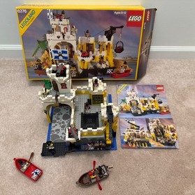 Lego 6276 Eldorado Fortress with instructions and box, 99% complete