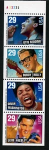 US 2737b, 1993 29c AMERICAN MUSIC, UNFOLDED BKLT PANE OF 4, MNH (US922) - Picture 1 of 1