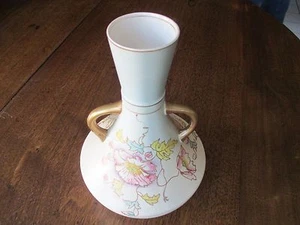 ANTICO VASO BURSLEM "H&G" ROYAL CHELSEA ART POTTERY 9" ALTO 2 MANICI - INGHILTERRA - Foto 1 di 1
