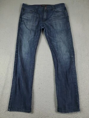 Guess Jeans Mens Size 36x33 Blue Ultra Slim McCrae Fit Denim Button Fly Pants - Image 1 of 4
