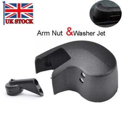 REAR WIPER ARM CAP COVER NUT FOR AUDI A1 Q5 Q3 Q7 w/ WASHER JET NOZZLE - Image 1 of 4