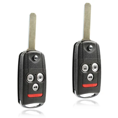 2 Remote Key Fob 4-Button for 2009 2010 2011 2012 2013 2014 Acura TL MLBHLIK-1T - Image 1 of 4