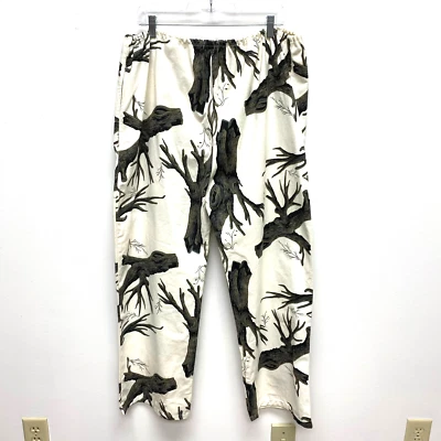 Calça de cordão vintage anos 80 Johnson Garment 3D camuflagem neve externa EUA GG - Imagem 1 de 4