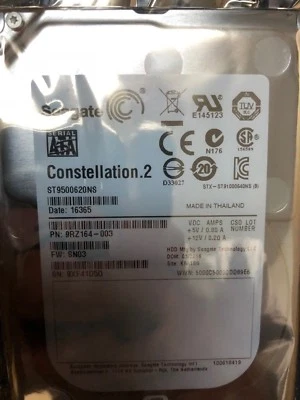 *New* Seagate (ST9500620NS) 500GB, 7200RPM, 2.5" Enterprise SATA Hard Drive - Image 1 of 4