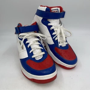 Classic Red & Blue Reebok Hi Tops Men 11.5 - Picture 1 of 16