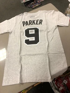 Tony Parker San Antonio Spurs Adidas NBA Basketball T Shirt Mens grey - Picture 1 of 5