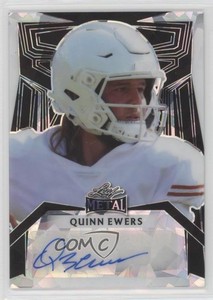 2023 Leaf Metal Portrait Auto Black Crystals /4 Quinn Ewers #PA-QE1 Auto