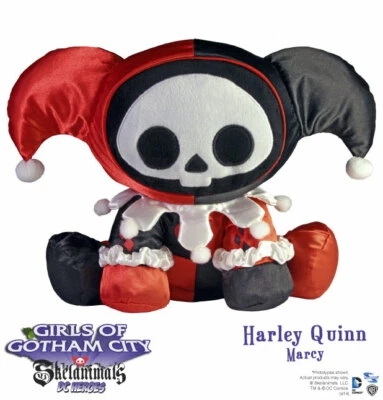 Skelanimals DC Comics Super Hero Harley Quinn Marcy 10-Inch Plush - New  - Image 1 of 4