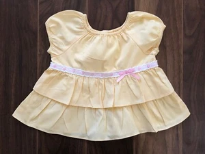 Gymboree Garden Bloom Top 3 3T Yellow Daffodil Tiered Ruffle Shirt Girls Easter - Picture 1 of 1