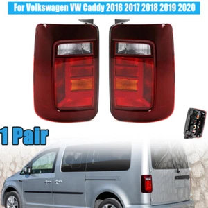 Left Right Tail Light Rear Brake Stop Lamp For Volkswagen VW Caddy 2016-2020 - Picture 1 of 8