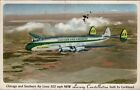 Luxury Constellation Lockheed Chicago & Soiuthern Air Lines 1951  - A13