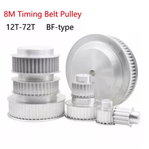 8M Timing Belt Pulley 12T-72T BF-type Synchronous Wheel for 25/30mm Timing Belt - Picture 1 of 47