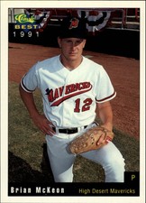 1991 High Desert Mavericks Classic/Best #8 Brian McKeon