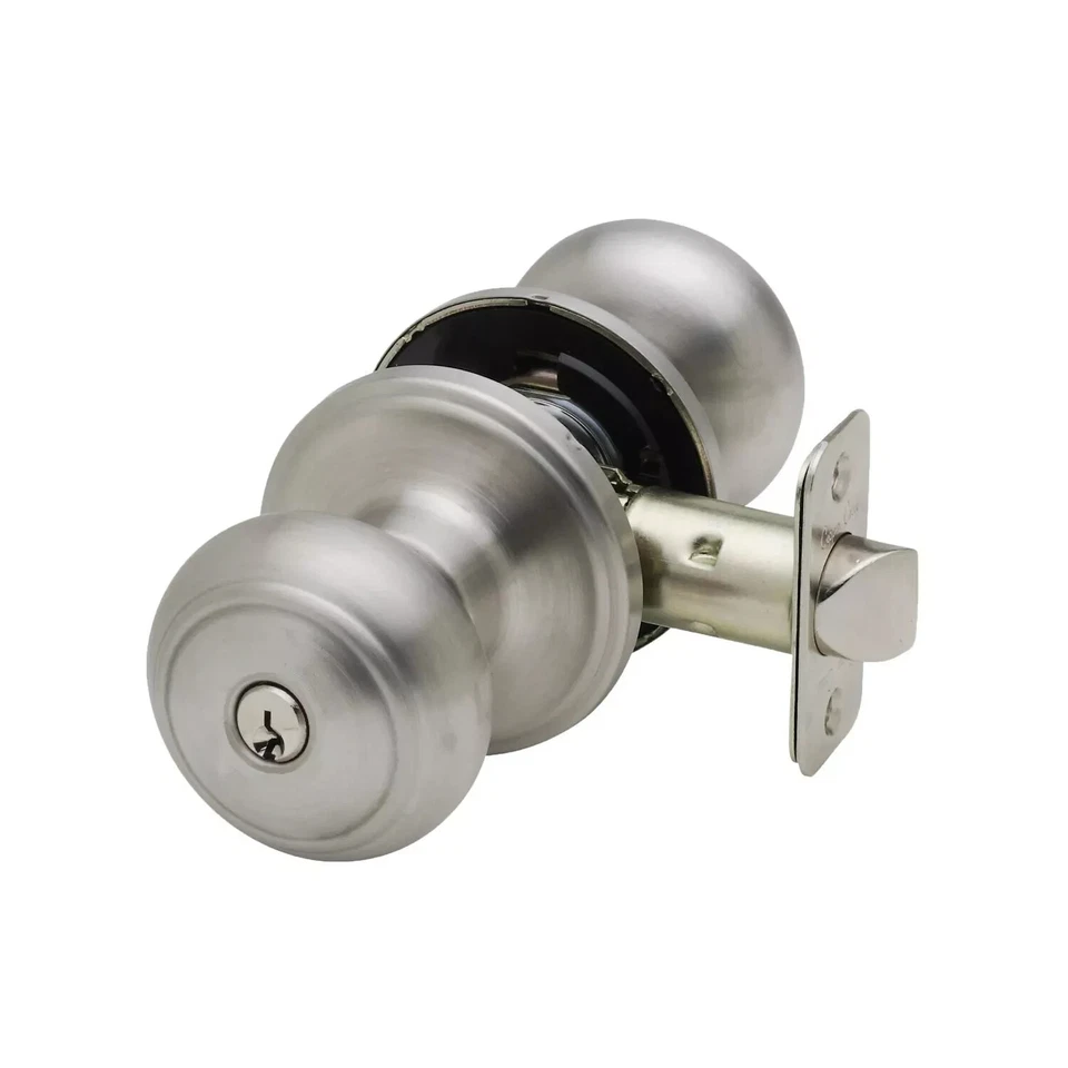 Copper Creek CK2040SS Colonial Entry Door Knob Satin Stainless