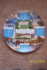 University of North Carolina Early 1980's Football Schedule Plate